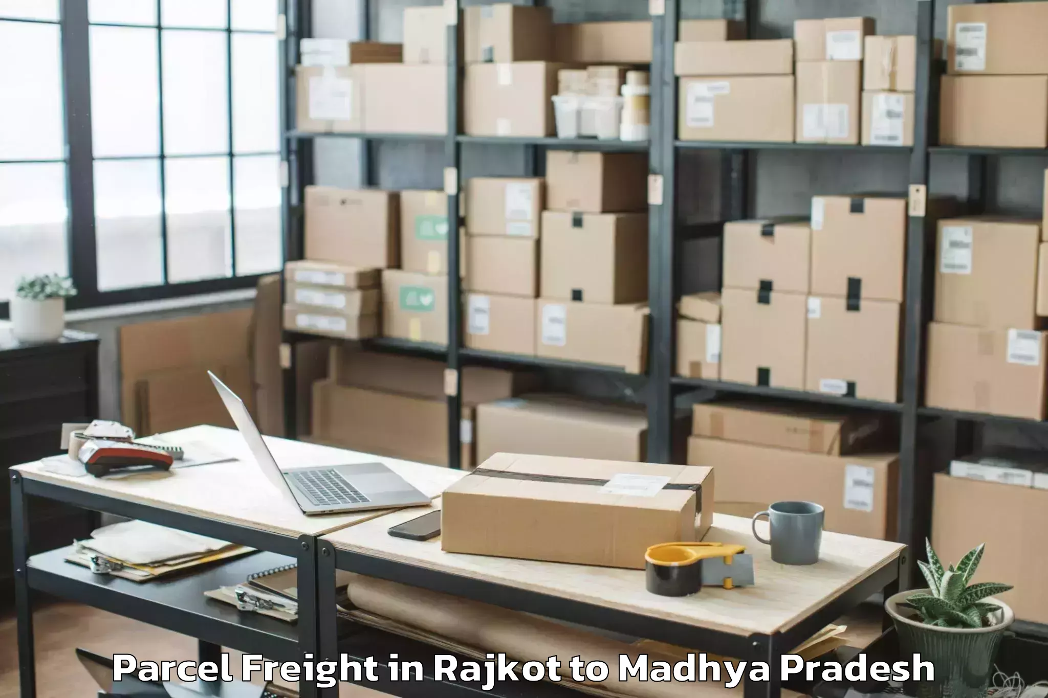 Expert Rajkot to Khandwa Parcel Freight